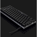 Black ak33rgb mechanical keyboard with green axis switches rgb version black with sleek minimalist matte finish