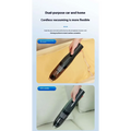 Black car integrated wireless handheld vacuum x1pc with transparent dust chamber for efficient cordless cleaning