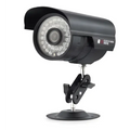 Black cmos wholesale cylindrical security camera with led lights and mounting bracket for wholesale monitoring surveillance