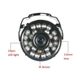 Black cmos wholesale dome security camera with 24 led lights 3.6mm lens and ir sensor for night vision monitoring