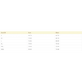 Size chart displaying bust and waist measurements in centimeters for black fashion lace striped cutout bodysuit with floral patterns