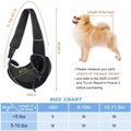 Black mesh carrying pets bag women outdoor with adjustable strap for small dogs made of breathable fabric
