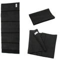 Black perforated slim waist trainer cincher with adjustable hook-and-loop fasteners made of mesh material