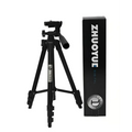Black portable tripod universal digital camera bracket with adjustable legs and sturdy camera mount for versatile use