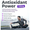 Black seed oil capsules wxx black seed antioxidant supplement with 1000mg per two-capsule serving
