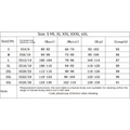 Size chart in centimeters for black sequined v neck banquet ball party dress from size S to 4XL with EU and US codes