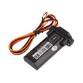 Black vehicle tracking gps locator with orange and black wiring for reliable vehicle tracking applications