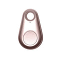 Black water drop anti lost object finder in rose gold with smooth metallic finish and rounded edges for lost object finder use