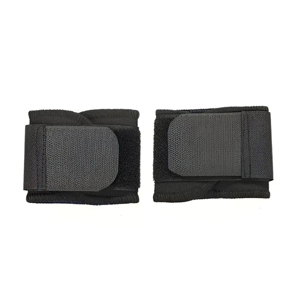 Blue breathable wrist support brace with blue velcro wrist strap and black inner lining for secure fit and comfort