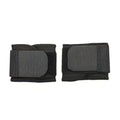Black neoprene wrist support brace with adjustable velcro straps designed as a blue breathable wrist strap alternative