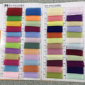 A vibrant array of 100d chiffon fabric swatches in assorted colors for blush pink lace long prom dress slit designs