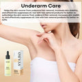 Syabo skincare body oil in a clear glass bottle with black dropper cap containing pale yellow care essential oils