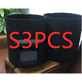 Black breathable potato tomato vegetable plant growth bags with reinforced stitching and side rectangular cutout