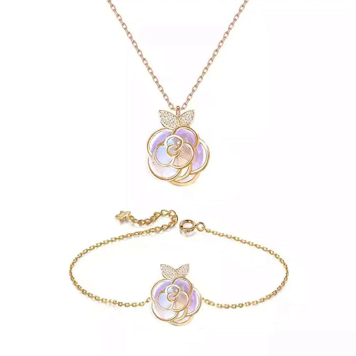 Champagne Gold / Necklace + Bracelet