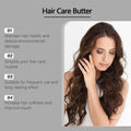 Castor oil hair mask nourishing treatment with smooth creamy butter and black lid for deep hair nourishment and softening