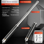 Automatic spring-loaded extendable alloy steel baton – hummer style