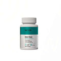 White plastic bottle of wxx brand body magic certified gmp fda chlorophyll capsules containing 60 dietary supplement capsules