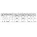 A detailed size chart for christmas ribbon women casual pullover spring wear with measurements in cm and inches