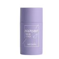Lavender cylindrical nicor cleansing green tea and eggplant oil control mask stick with minimalist white labeling and matte finish