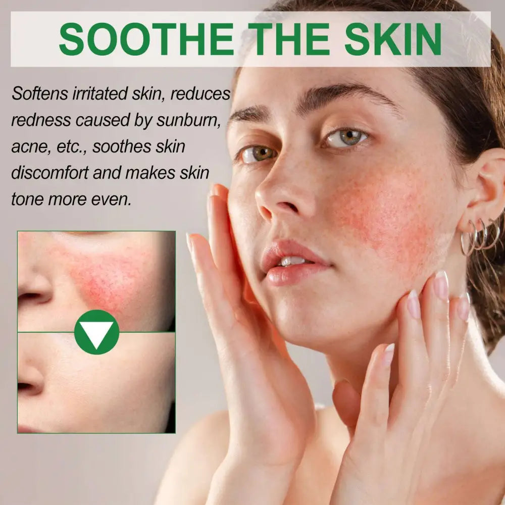 A mint green jar of west&month color correcting care cream with aloe vera extract for cleared skin cleansing and spot recovery