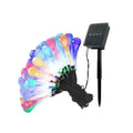 Colorful teardrop bubble garden solar lights with translucent bubble-shaped led bulbs and multiple lighting modes