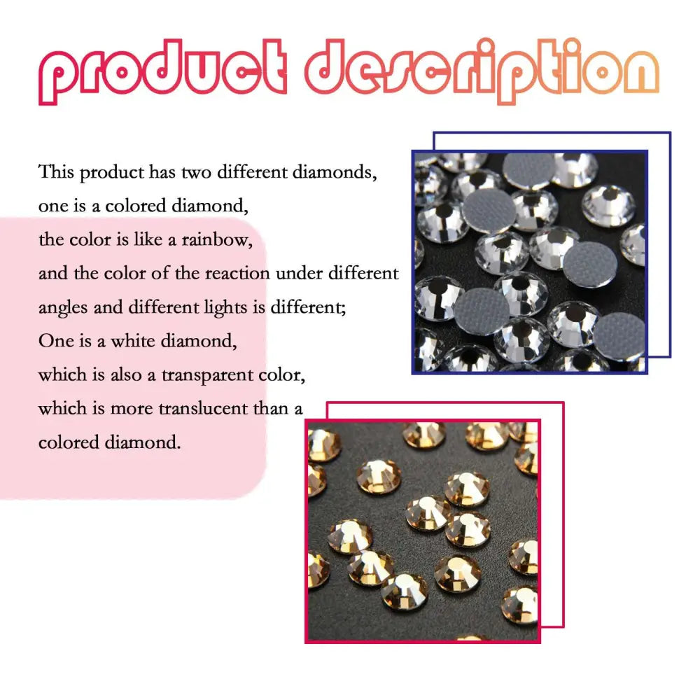 Colored and white rhinestone gems with faceted reflective surfaces for complete tooth gem decoration and adhesive use