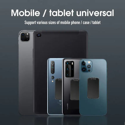 Foldable Mobile Phone Holder Ring Buckle Retractable Desktop CellPhone Stand Car Magnetic Bracket Office Accessories - Royalessencelux