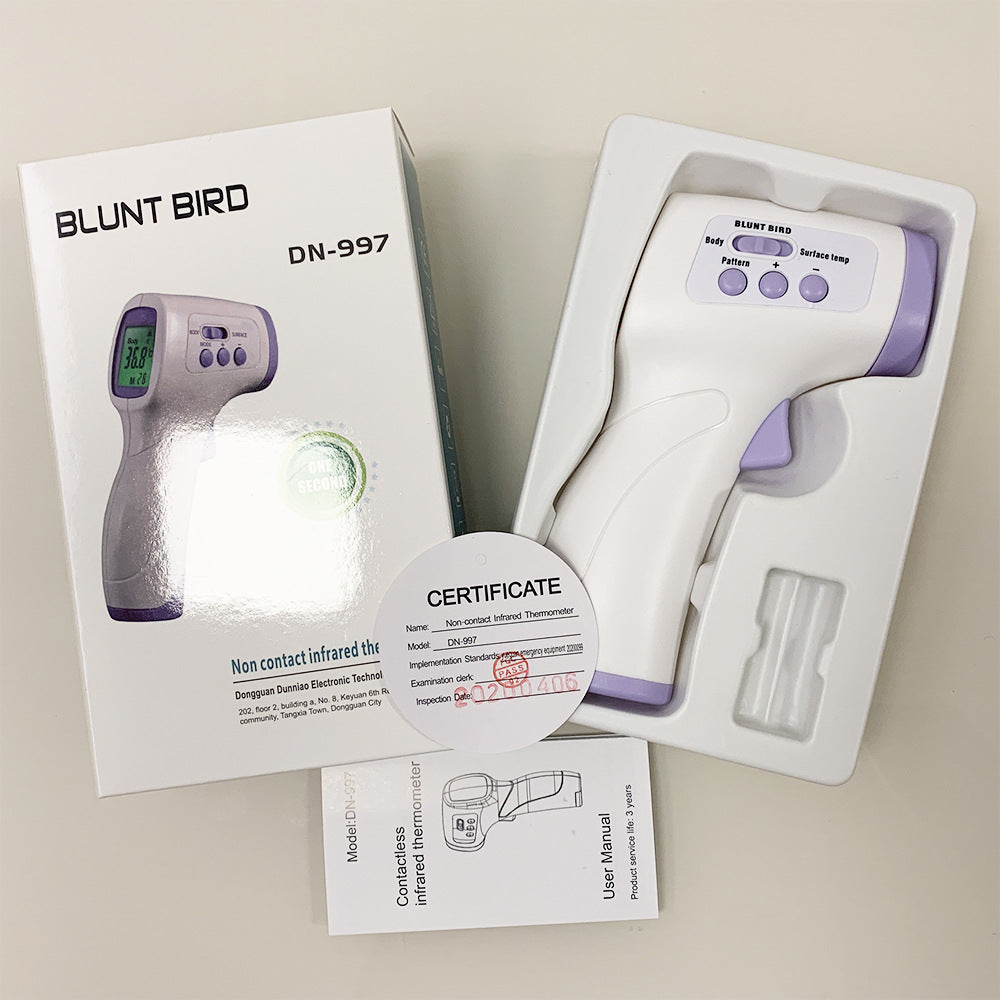 Kids' non-contact infrared forehead thermometer – Purple