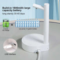 White desktop water pump with usb interface for dark blue smart dispenser electric water system