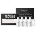 Rosalind dipping powder nail beauty set with four white plastic bottles for professional nail coat application