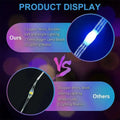 Blue glowing energy-efficient led strip with three copper wires and larger lamp beads for dmx music sync control