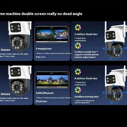 Dual - Screen Wireless Home Monitor - Royalessencelux