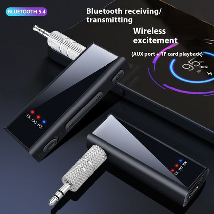 35mm Bluetooth Adapter Car Bluetooth 54 Two-in-one Audio Receiver And Transmitter - Royalessencelux