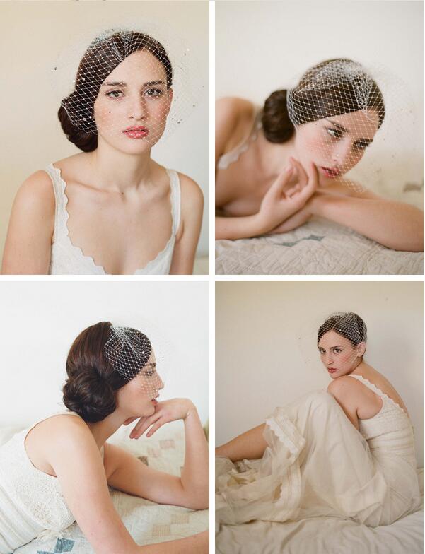 a delicate sheer black bridal veil rhinestone featuring large hole mesh with a fine netting pattern and subtle lace trim
