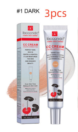 Moisturizing Correcting CC Cream Waterproof Anti-sweat Makeup Before Concealer Lasting Women Makeup Protect Skin Erborian Make - Royalessencelux