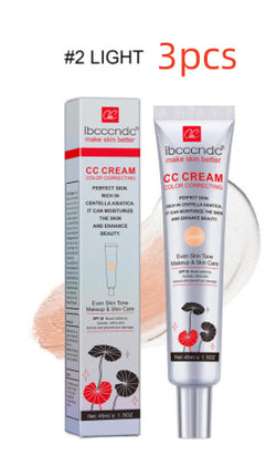 Moisturizing Correcting CC Cream Waterproof Anti-sweat Makeup Before Concealer Lasting Women Makeup Protect Skin Erborian Make - Royalessencelux