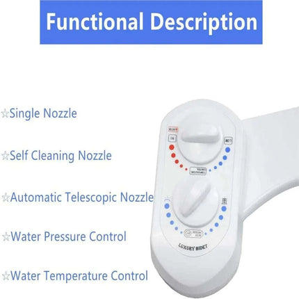 Easy Non - Electric Bidet with Adjustable Nozzle - Royalessencelux