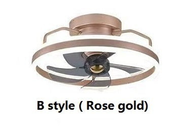 Simple Fashion Living Room Bedroom Dining Room Fan Lamp - Royalessencelux