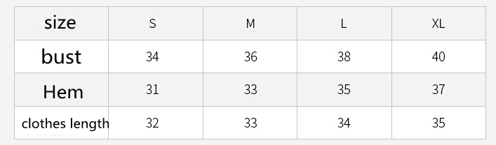 The table displays size measurements for the lavender fitness bra with nylon main fabric listing bust and hem dimensions across sizes S through XL.