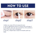 White y-shaped double eyelid applicator tool included with eelhoe double eyelid fixing cream for natural double eyelid enhancement