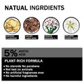Eelhoe nail repair liquid fungal treatment in amber glass dropper with plant rich formula and 5 percent acetic acid