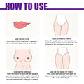 The eelhoe rejuvenator areola intimate area essence guide shows red pigment use on lips, areolas, thighs, and private parts