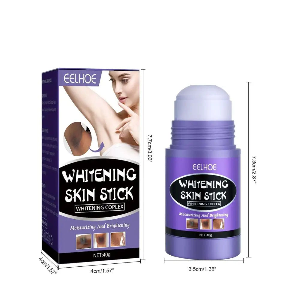 Purple eelhoe skin beauty stick with white cap and black label for moisturizing, whitening, and beauty stick repairing