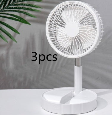 Strong Wind And Quiet Portable Telescopic Folding Fan - Royalessencelux