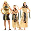 Gold and black egyptian costume masquerade cleopatra set for adults and children perfect for halloween cosplay costume