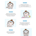 Step-by-step illustrated guide for effective blackhead removal using electric blackhead suction instrument with base