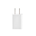 White rectangular wall charger with two metallic prongs for sensa-light head electric hair removal device