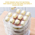 Clear plastic electric multi layer heat preservation dish cover with grid interior and transparent lid for safe food contact