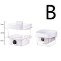 White plastic two-tiered electric multi layer food steamer with clear sides and black knobs heat preservation dish cover