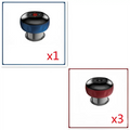 Blue and black electric vacuum cupping negative pressure massager with metallic base heating model for therapeutic use